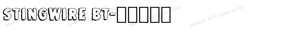 Stingwire BT字体转换